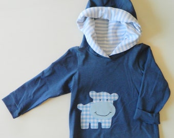 Babytrui, shirt met lange mouwen, shirt met capuchon, trui,