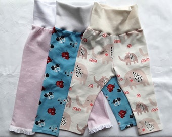 Leggings for babies, pants, cuddly pants, jersey pants, size 68