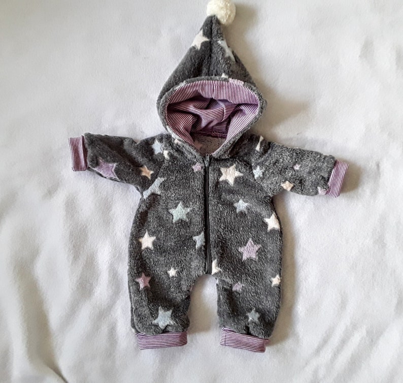 Doll snowsuit, snowsuit for dolls sizes 25 to 50 cm image 3