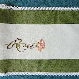 Table runner, runner, table decoration, tablecloth, blanket, roses image 1