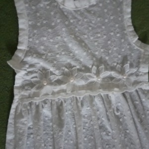 Jurk, maat 62 tot 74, doopjurk, familiedoopjurk, dooptopper, doopsel cover-up, doopjurk Baby Lace, doopsel