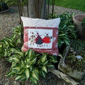 Pillow cover, pillow case, sofa cushion, pillow, hand embroidered, decorative pillow, home decoration, image 4