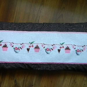 Pillow cover, hand-embroidered pillow case, pillow, sofa cushion, cuddly pillow, decorative pillow