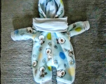 Snowsuit for dolls size 25 to 50 cm, doll snowsuit, suit, doll clothes, doll things