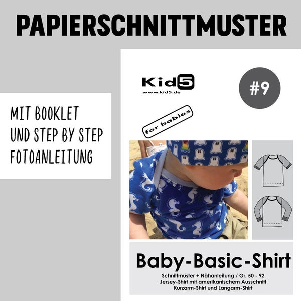 Papierschnittmuster Baby-Shirt #9