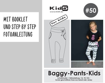 Papierschnittmuster Baggy-Pants-Kids #50