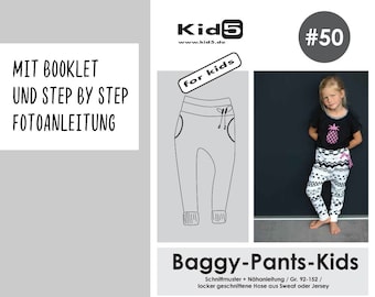 Papierschnittmuster Baggy-Pants-Kids #50