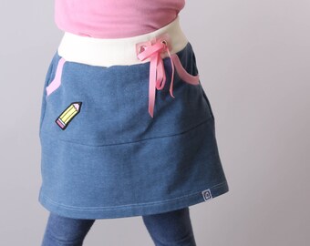 Cozy Skirt / girls skirt pattern & sewing instructions