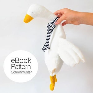 Goose GLORIA  cuddle cloth / cuddle goose / sewing pattern