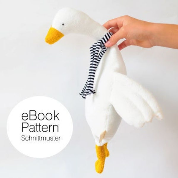 Goose GLORIA  cuddle cloth / cuddle goose / sewing pattern