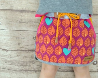 Bubblegum Skirt / mini Skirt" pattern & sewing instructions