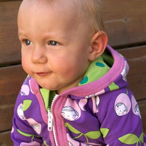 PDF Pattern / Hooded Baby Jacket baby hooded jacket / sewing pattern & sewing instructions eBook image 2