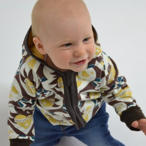 PDF Pattern / Hooded Baby Jacket baby hooded jacket / sewing pattern & sewing instructions eBook image 4