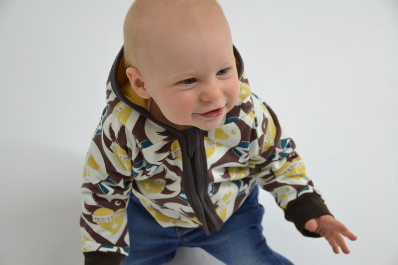 PDF Pattern / Hooded Baby Jacket baby hooded jacket / sewing pattern & sewing instructions eBook image 4
