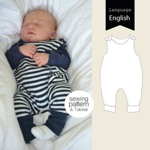 PDF Pattern / &quot;Classic Romper&quot; Player Romper Sewing Pattern and Sewing Instructions / eBook
