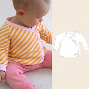 PDF eBook "Wrapjacket baby " Sewing patterns & sewing instructions
