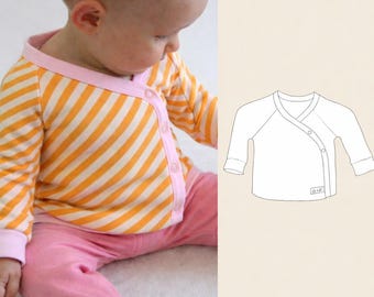 Libro electrónico en PDF: Patrón e instrucciones para coser una chaqueta cruzada.