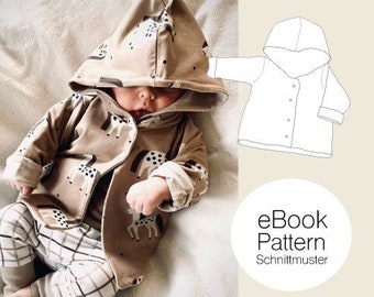 Baby jacket "Joppie" / sewing pattern PDF / lined baby jacket