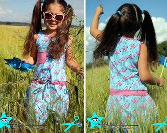 Sporty Dress girls dress / pattern & sewing instruction / instant download