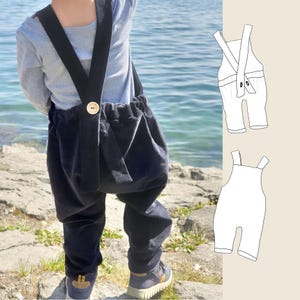 eBook PDF Sewing Pattern &quot;Salopette PINO&quot; #125 Pattern