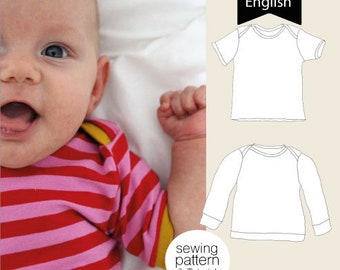 Baby Basic Shirt / sewing pattern / instant download