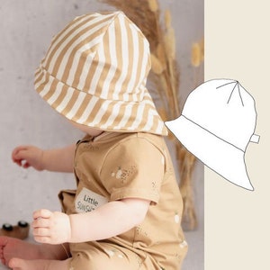 eBook &quot;Jersey sun hat&quot; also for muslin patterns & sewing instructions