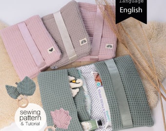 Diaper-Bag... to go” pattern / wrap clutch for on the go + FREE gripping toy /PDF eBook