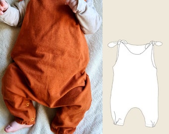 Romper Milo Pattern for Instant Download Muslin Romper