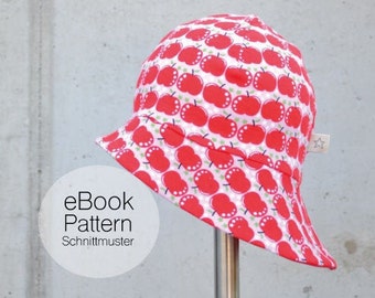 eBook "Jersey sun hat" also for muslin patterns & sewing instructions