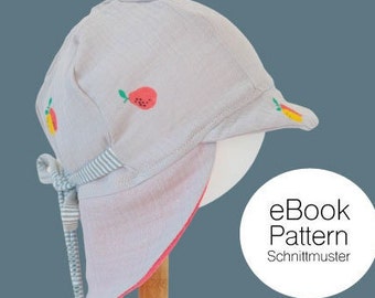 PDF eBook "Sombrero para el sol ONNI" Patrón de costura para muselinas y tejidos