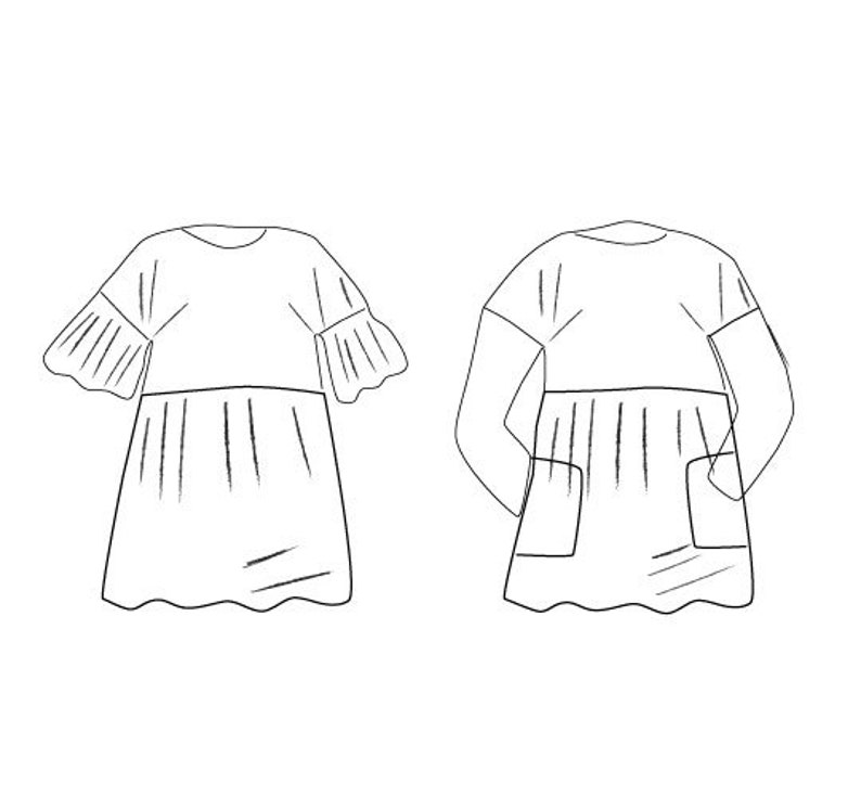 PDF Pattern / Sewing Pattern / LOELLA Dress / eBook image 3