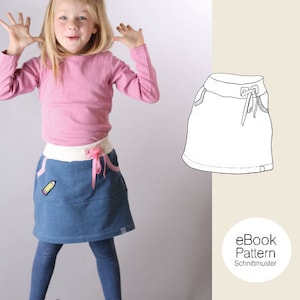 Cozy Skirt / girls skirt pattern & sewing instructions