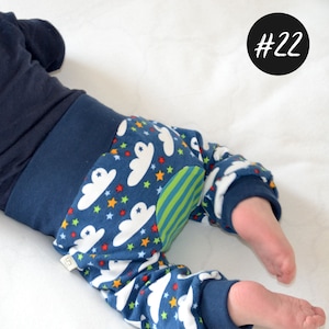 PDF Pattern / &quot;Monkey-Pants&quot; Baby Trousers Pants Sewing Pattern & Sewing Instructions / eBook
