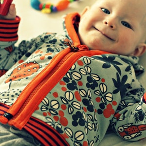 PDF Pattern / Hooded Baby Jacket baby hooded jacket / sewing pattern & sewing instructions eBook image 3