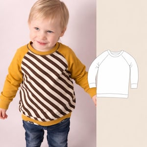 eBook "Raglan-Sweater"  Schnittmuster & Nähanleitung