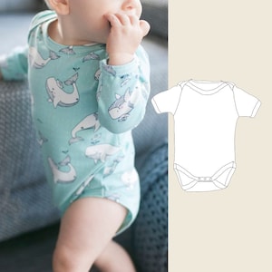 PDF Pattern / &quot;Baby-Body&quot; pattern and sewing instructions / eBook