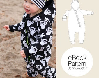 PDF eBook "Weather & Winter Suit / Softshell Suit" sewing pattern and sewing instructions
