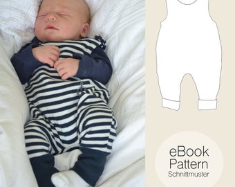 No.14 Classic baby ROMPER pattern / instant download