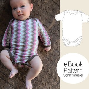 PDF pattern / "Baby-Body" sewing pattern and sewing instructions / eBook