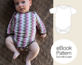 PDF Pattern / "Baby-Body"  Schnittmuster und Nähanleitung / eBook