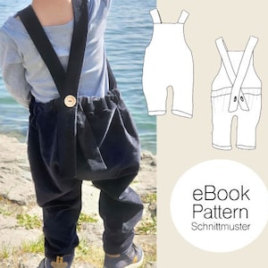 eBook PDF Sewing Pattern "Salopette PINO" #125 Pattern