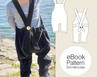 eBook PDF Sewing Pattern "Salopette PINO" #125 Pattern