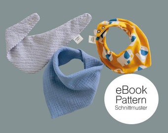 PDF eBook "Scarf x3" 3 patterns & sewing instructions