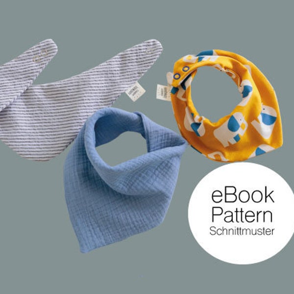 PDF eBook "Scarf x3" 3 patterns & sewing instructions