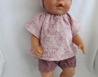 Doll clothes 43 cm three-piece suit