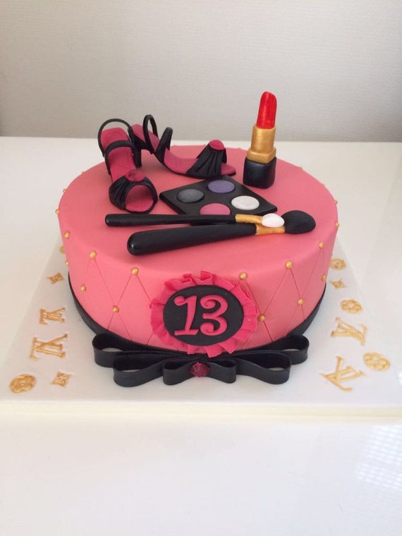Fondant Figures Cake Decoration Make Up Etsy