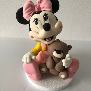 Cake Decoration Fondant Figures 3D Topper Minnie Mouse