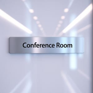 Personalised office door name plate business door signs shop signs custom name plate engraved