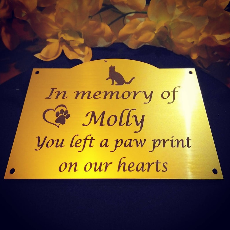personalised pet plaques