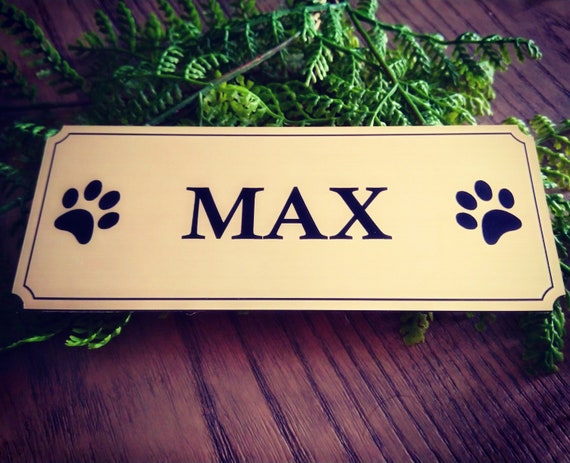 Pet Name Plaque Personalised House Kennel Dog Bone Adhesive Sign Wall Plaque Pet Name Plaque Personalised House Kennel Dog Bone Adhesive Sign Wall Plaque